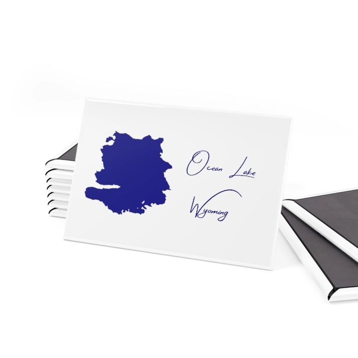 Wyoming  Ocean  Lake  Magnet  front  position  view  from  set  2  x  3.webp