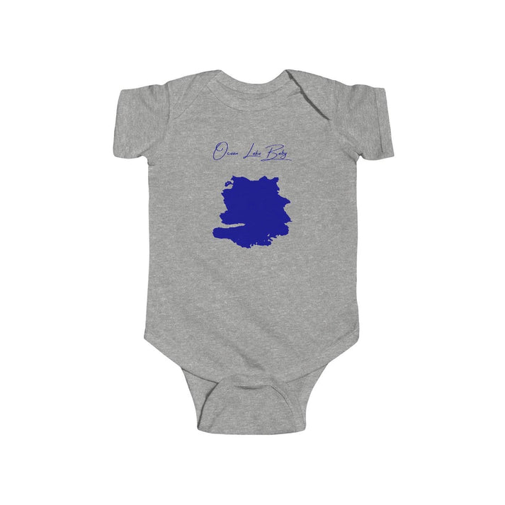 Wyoming  Ocean  Lake  Onesie  front  position  view  from  front  heather.webp