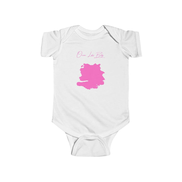 Wyoming  Ocean  Lake  Onesie  front  position  view  from  front  white.webp