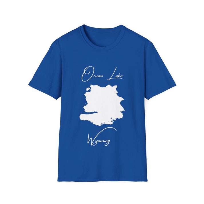 Wyoming  Ocean  Lake  T-shirt  front  position  view  from  front  royal.webp