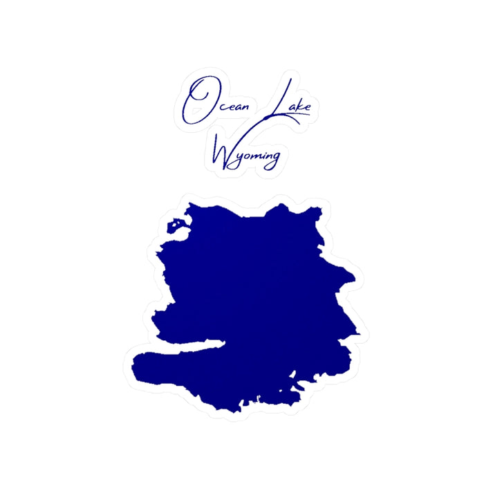 Wyoming  Ocean  Lake  Vinyl  Decal  other  position  view  from  front  4  x  6.webp