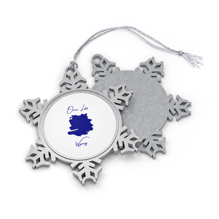 Wyoming  Ocean  Lake  XMAS  Ornament  front  position  view  from  front-and-back  one  size.webp