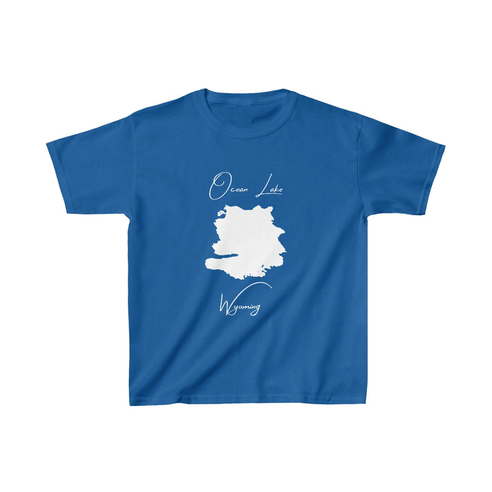 Wyoming  Ocean  Lake  Youth  T-shirt  front  position  view  from  front  royal.webp