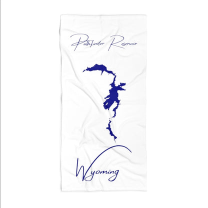 Wyoming  Pathfinder  Reservoir  Beach  Towel  front  position  view  from  front  36  x  72.webp