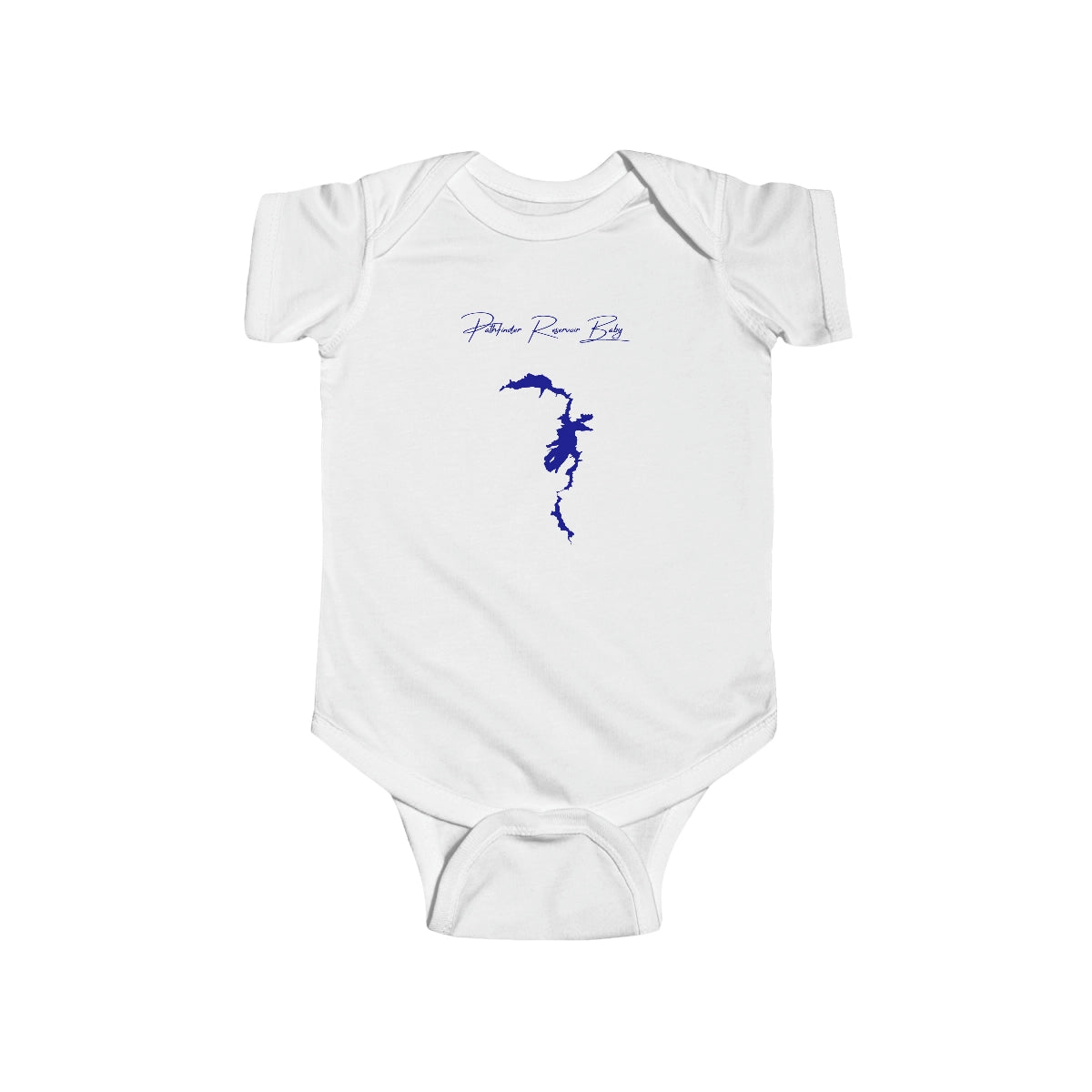 Wyoming  Pathfinder  Reservoir  Onesie  front  position  view  from  front  white.webp