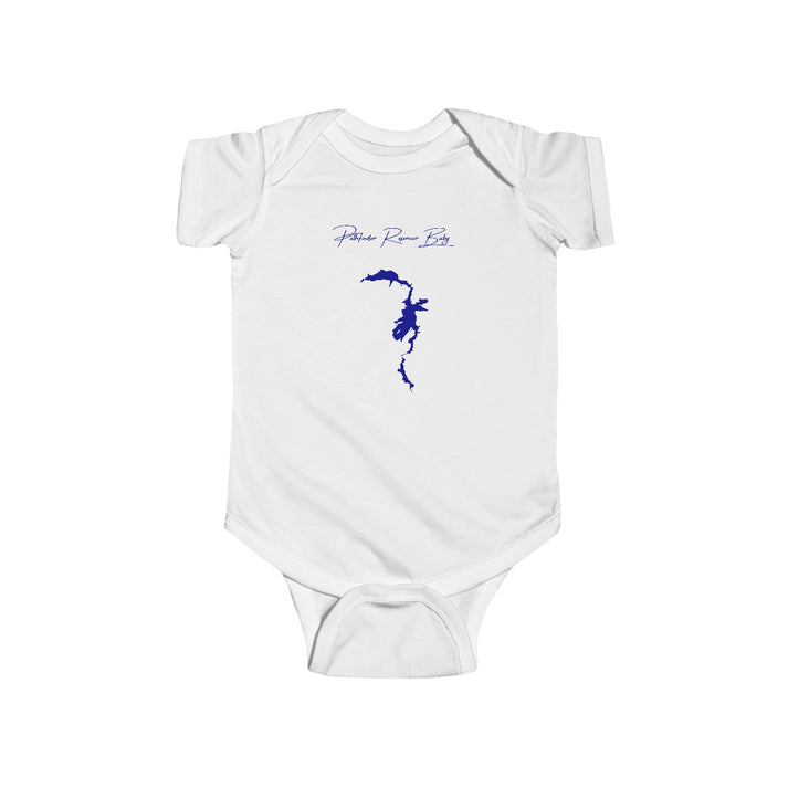 Wyoming  Pathfinder  Reservoir  Onesie  front  position  view  from  front  white.webp