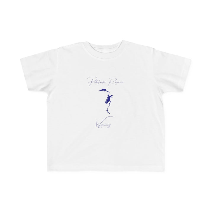Wyoming  Pathfinder  Reservoir  Toddler  T-shirt  front  position  view  from  front  white.webp