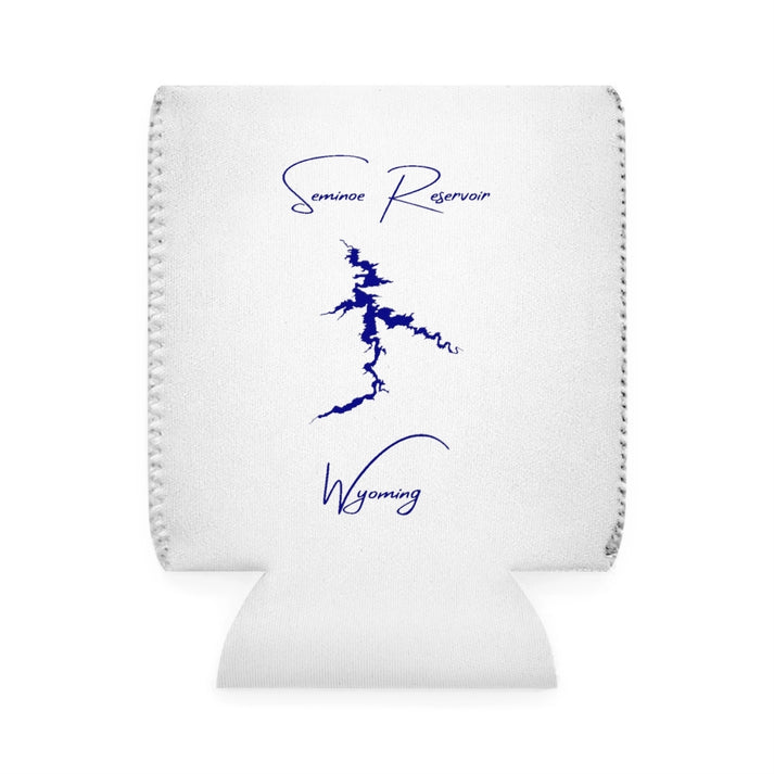 Wyoming  Seminoe  Reservoir  Can  Koozie  front  position  view  from  front-1  white.webp