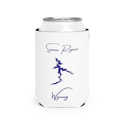 Wyoming  Seminoe  Reservoir  Can  Koozie  front  position  view  from  front-2  white.webp