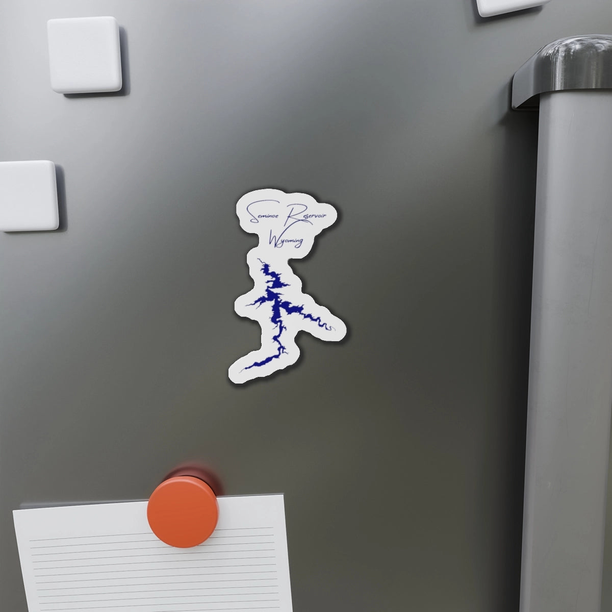 Wyoming  Seminoe  Reservoir  Die  Cut  Magnet  front  position  view  from  context-1  4  x  4.webp