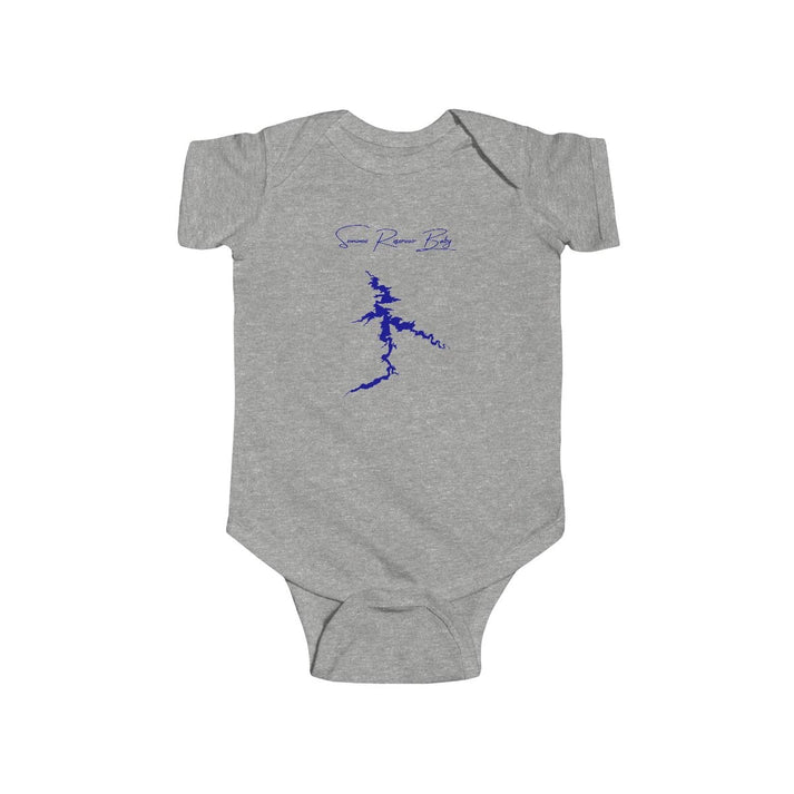 Wyoming  Seminoe  Reservoir  Onesie  front  position  view  from  front  heather.webp