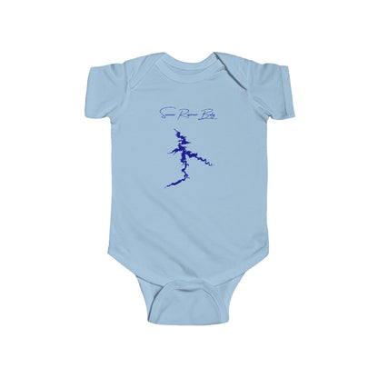 Wyoming  Seminoe  Reservoir  Onesie  front  position  view  from  front  light  blue.webp