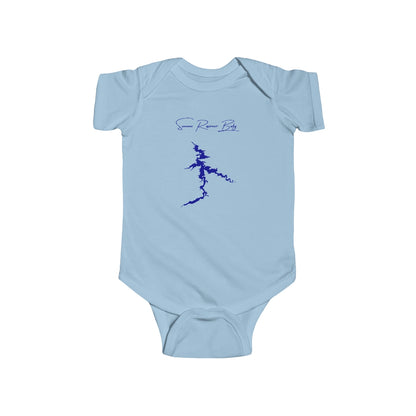 Wyoming  Seminoe  Reservoir  Onesie  front  position  view  from  front  light  blue.webp