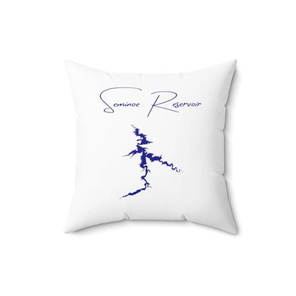 Wyoming  Seminoe  Reservoir  Pillow  front  position  view  from  back  16  x  16.webp