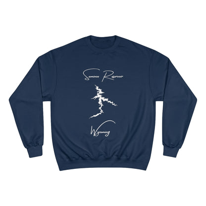 Wyoming  Seminoe  Reservoir  Sweatshirt  front  position  view  from  front  navy.webp