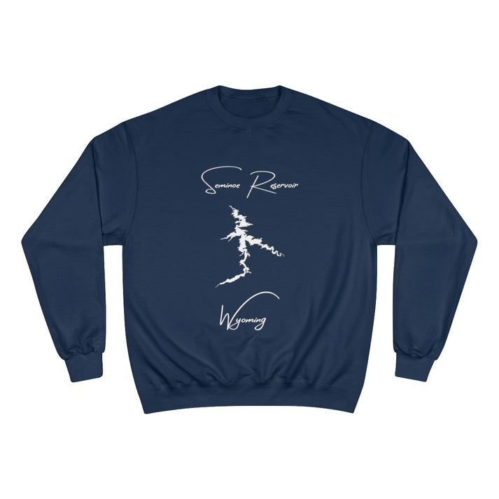 Wyoming  Seminoe  Reservoir  Sweatshirt  front  position  view  from  front  navy.webp