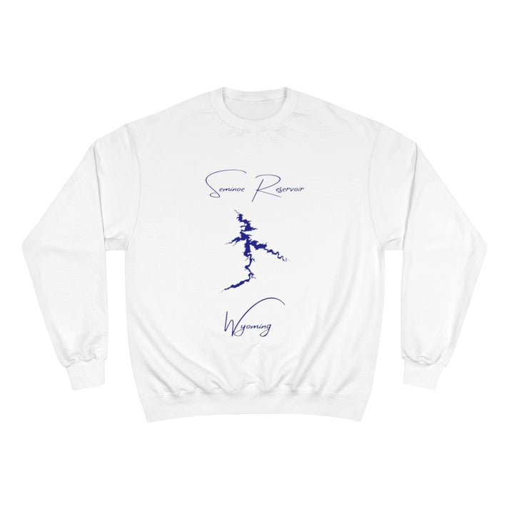 Wyoming  Seminoe  Reservoir  Sweatshirt  front  position  view  from  front  white.webp