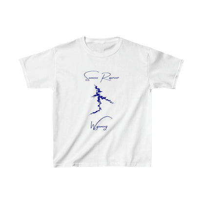 Wyoming  Seminoe  Reservoir  Youth  T-shirt  front  position  view  from  front  white.webp