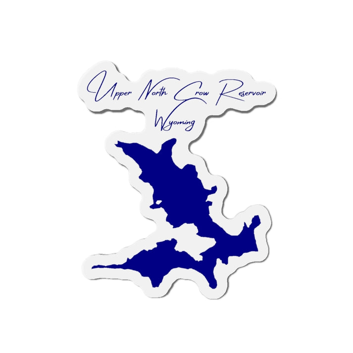 Wyoming  Upper  North  Crow  Reservoir  Die  Cut  Magnet  front  position  view  from  front  4  x  4.webp