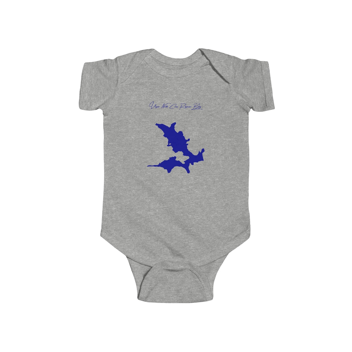 Wyoming  Upper  North  Crow  Reservoir  Onesie  front  position  view  from  front  heather.webp