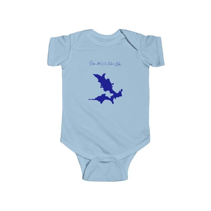 Wyoming  Upper  North  Crow  Reservoir  Onesie  front  position  view  from  front  light  blue.webp