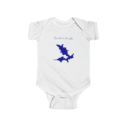Wyoming  Upper  North  Crow  Reservoir  Onesie  front  position  view  from  front  white.webp