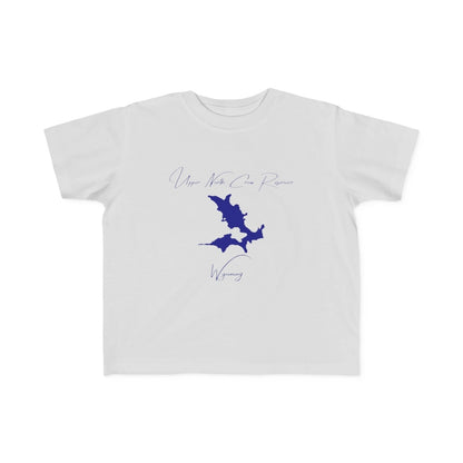 Wyoming  Upper  North  Crow  Reservoir  Toddler  T-shirt  front  position  view  from  front  silver.webp