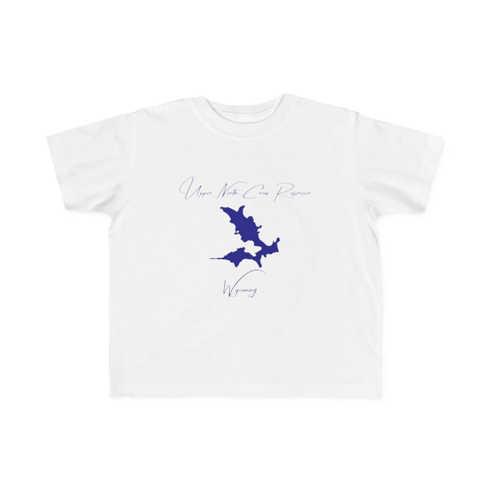 Wyoming  Upper  North  Crow  Reservoir  Toddler  T-shirt  front  position  view  from  front  white.webp