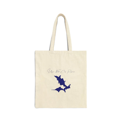 Wyoming  Upper  North  Crow  Reservoir  Tote  Bag  front  position  view  from  front  15  x  16.webp