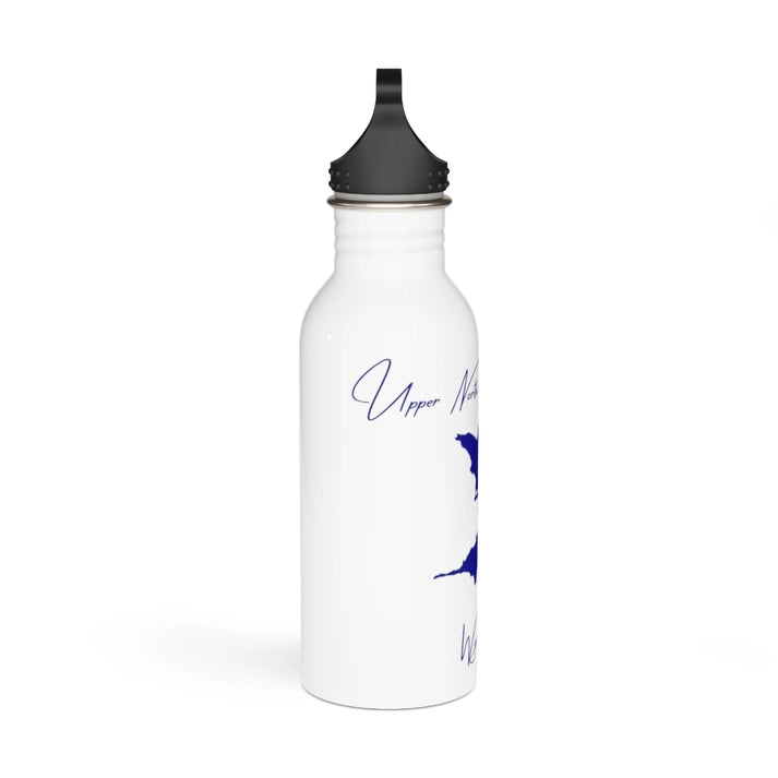 Wyoming  Upper  North  Crow  Reservoir  Water  bottle  other  position  view  from  left  white.webp