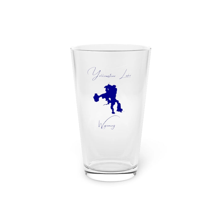 Wyoming  Yellowstone  Lake  16oz  Pint  Glass  front  position  view  from  front  16oz.webp