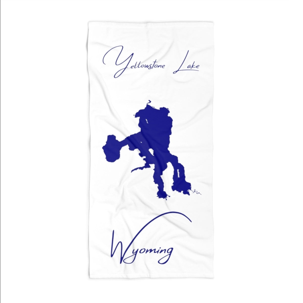 Wyoming  Yellowstone  Lake  Beach  Towel  front  position  view  from  front  36  x  72.webp