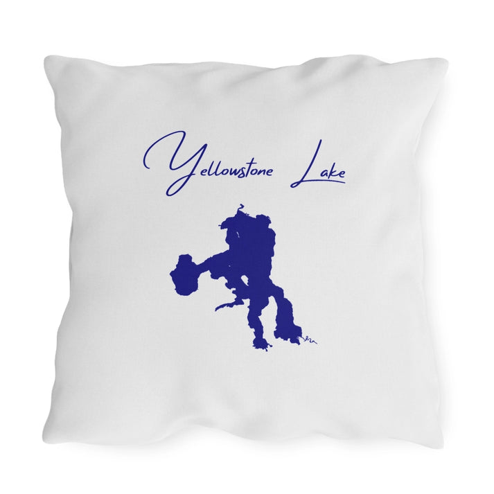 Wyoming  Yellowstone  Lake  Outdoor  Pillow  back  position  view  from  back  20  x  20.webp