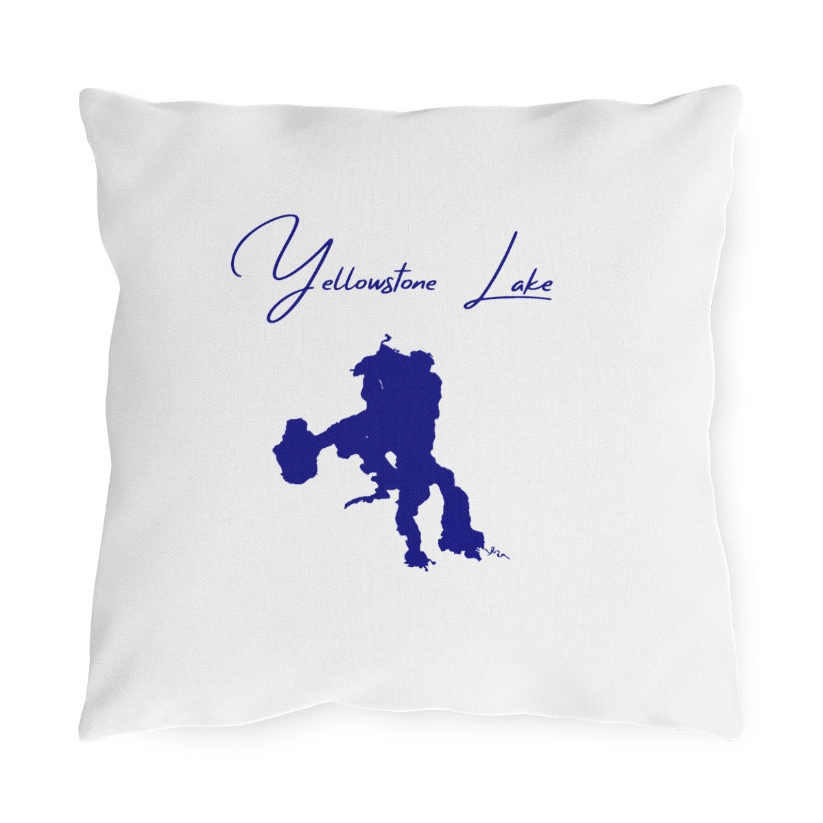 Wyoming  Yellowstone  Lake  Outdoor  Pillow  front  position  view  from  front  16  x  16.webp