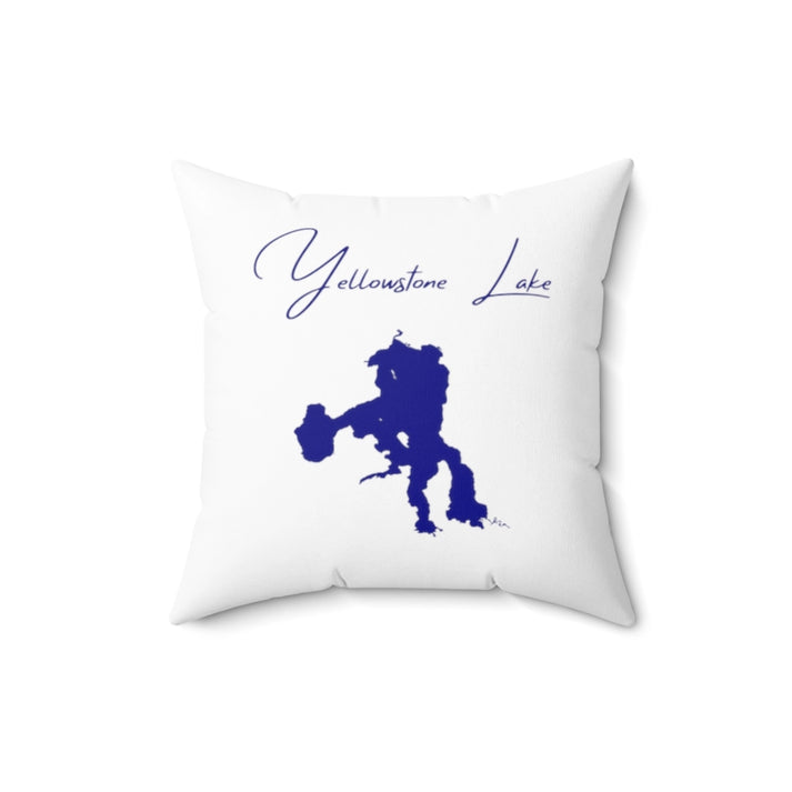 Wyoming  Yellowstone  Lake  Pillow  front  position  view  from  front  16  x  16.webp