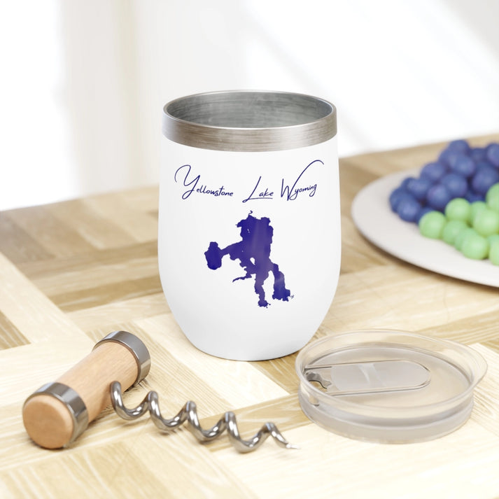 Wyoming  Yellowstone  Lake  Wine  Tumbler  other  position  view  from  context  white.webp