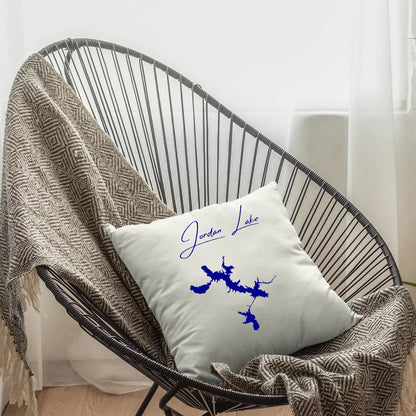 lifestyle image of Jordan Lake Alabama Pillow