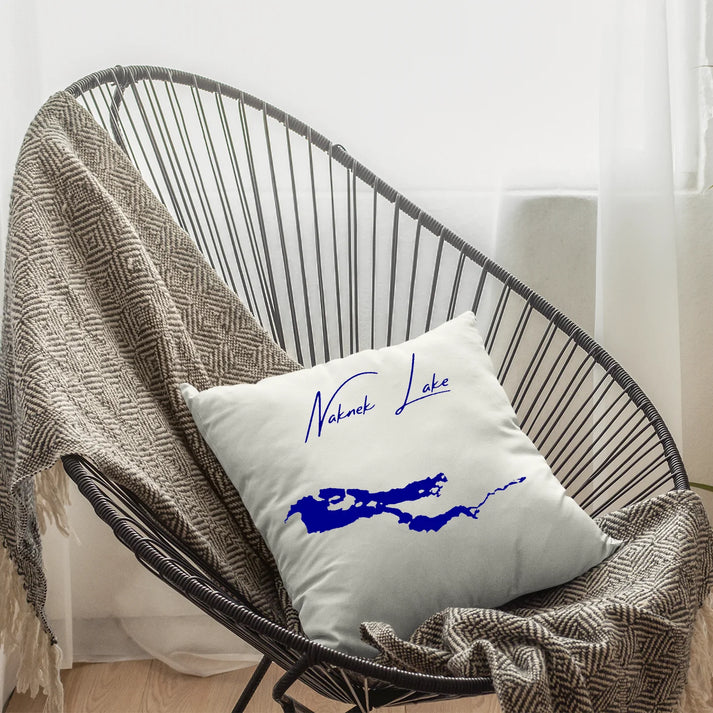 lifestyle image of Naknek Lake Alaska Pillow