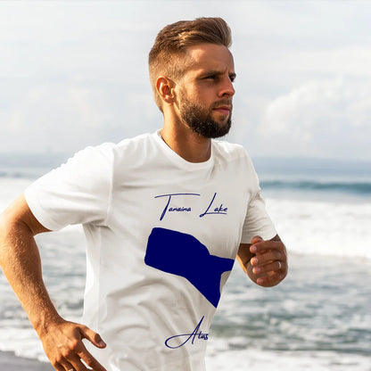 lifestyle image of Tanaina Lake Alaska T-shirt