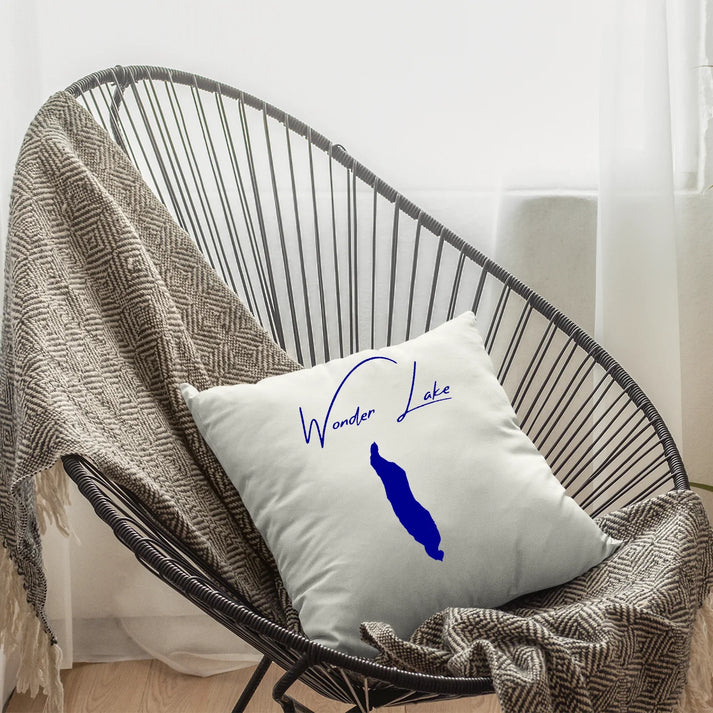lifestyle image of Wonder Lake Alaska Pillow