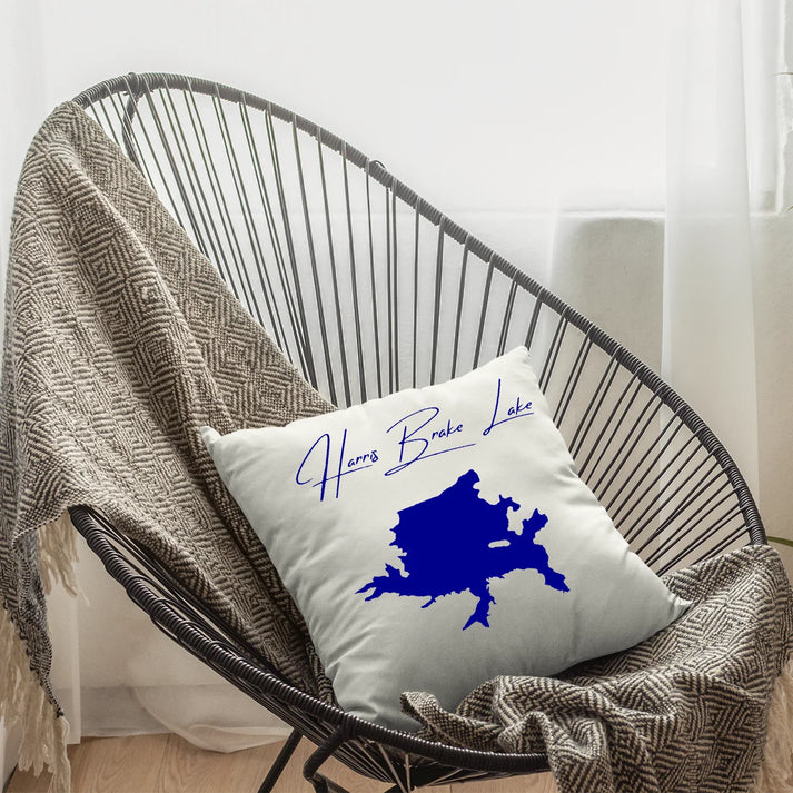 lifestyle image of Harris Brake Lake Arkansas Pillow