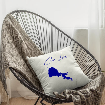 lifestyle image of Clear Lake California Pillow