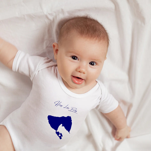 lifestyle image of Honey Lake California Onesie