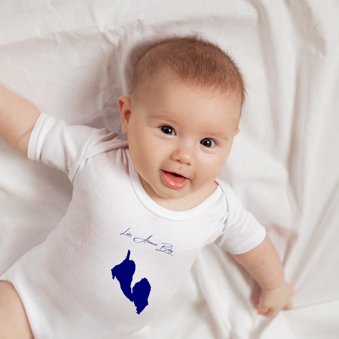 lifestyle image of Lake Almanor California Onesie