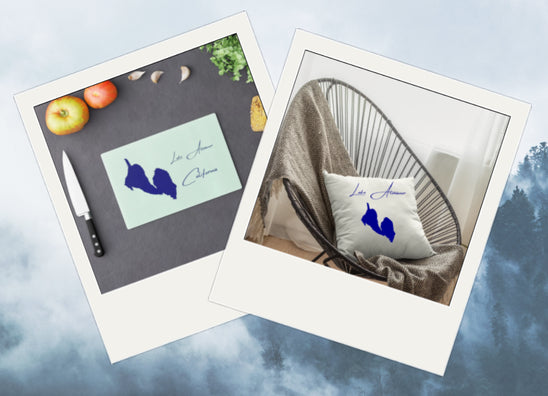 Product collage of Lake Almanor