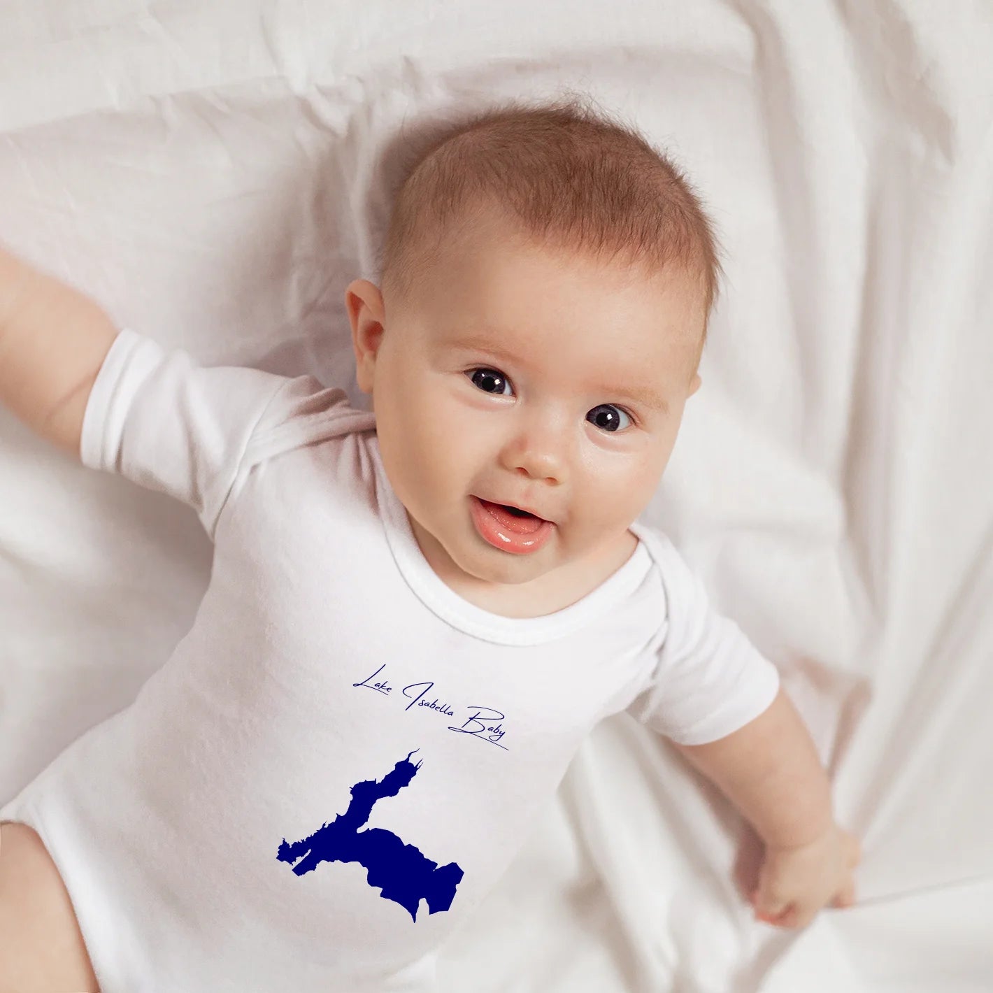 lifestyle image of Lake Isabella California Onesie