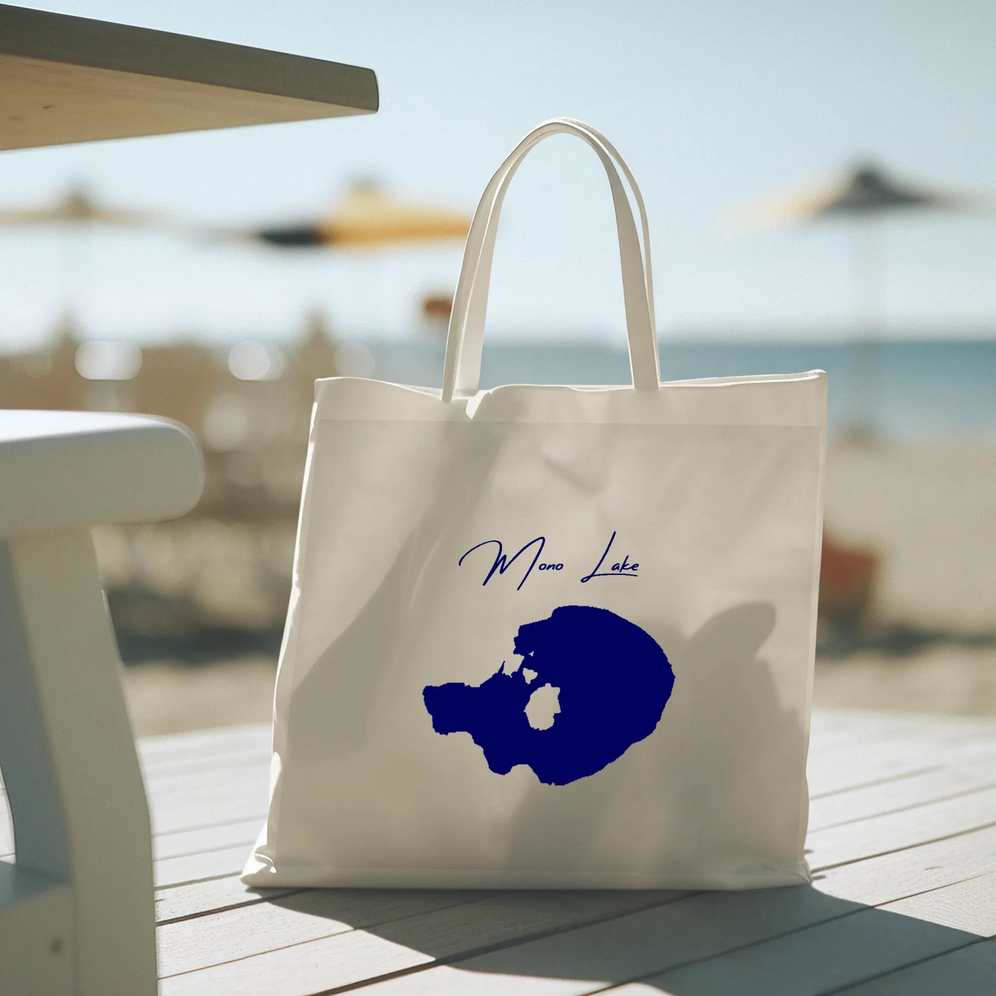 lifestyle image of Mono Lake California Tote Bag