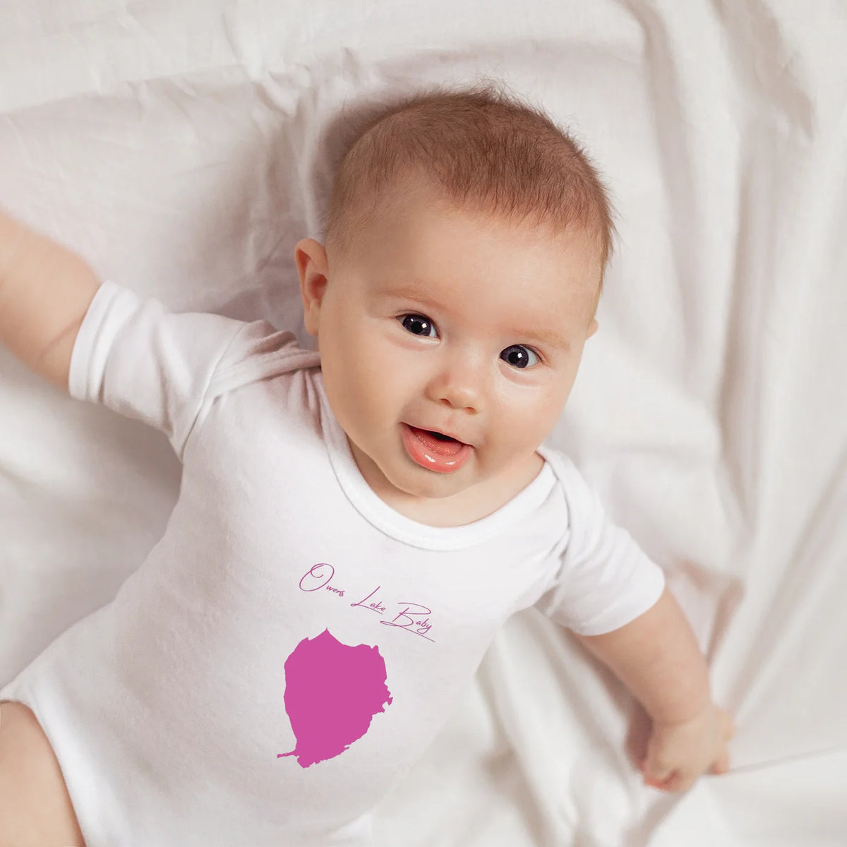 lifestyle image of Owens Lake California Onesie