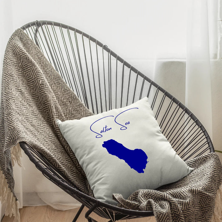 lifestyle image of Salton Sea California Pillow