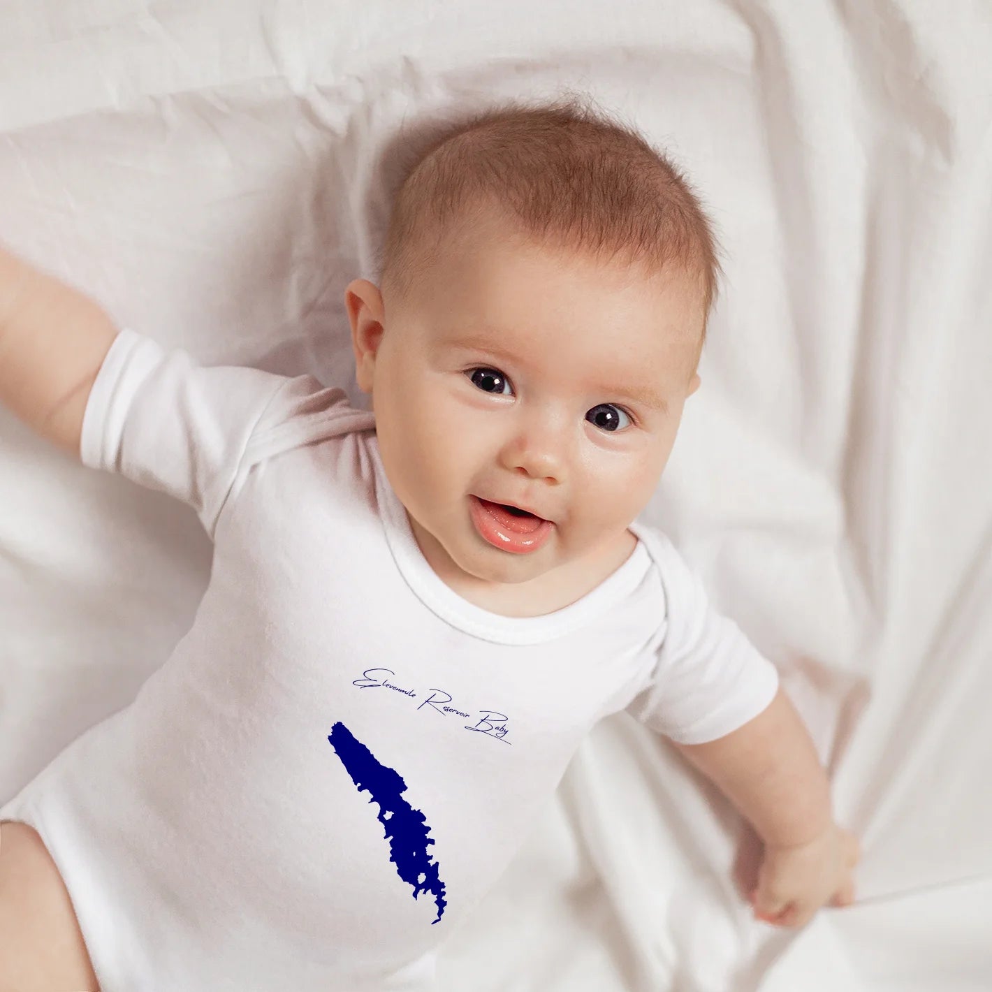 lifestyle image of Elevenmile Reservoir Colorado Onesie